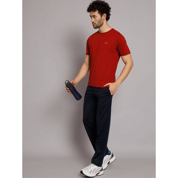 Men's Ultralight Athletic Half Sleeves T-Shirt - Rust