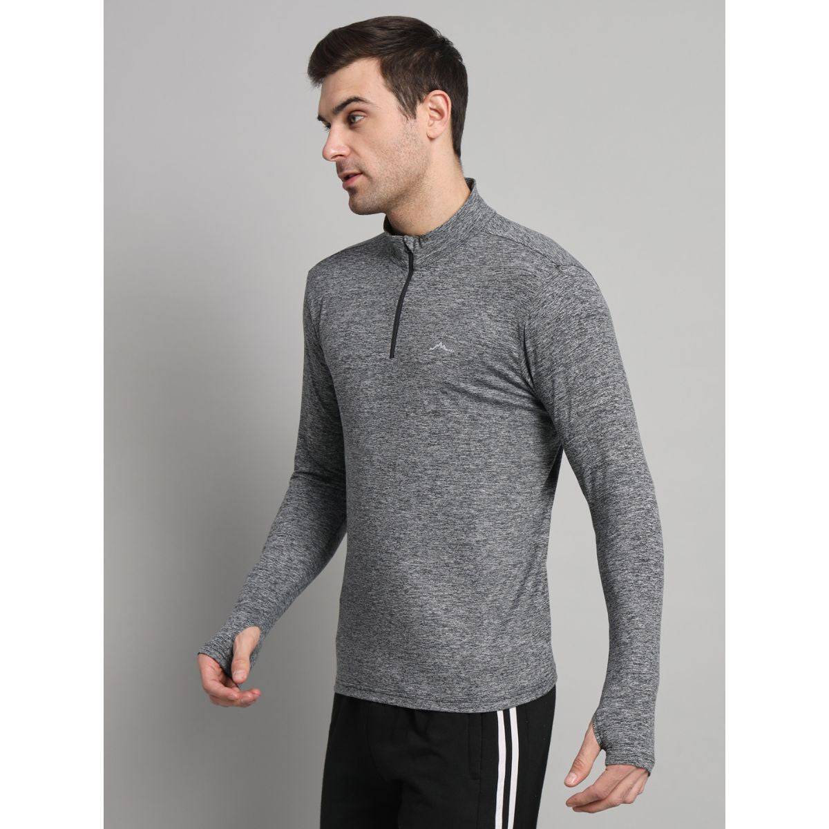 Men's Nomadic Full Sleeves T-Shirt / Baselayer - Charcoal Gray - OutdoorTravelGear.com