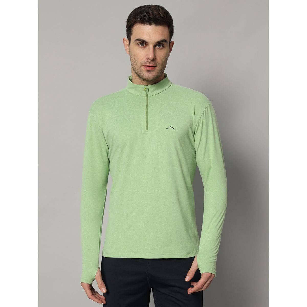 Men's Nomadic Full Sleeves T-Shirt / Baselayer - Green Tea