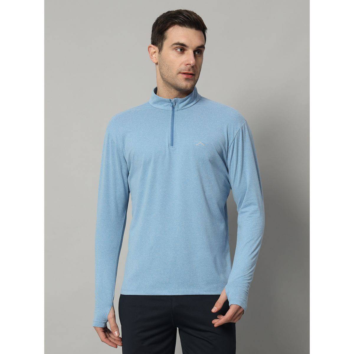 Men's Nomadic Full Sleeves T-Shirt / Baselayer - Lichen Blue