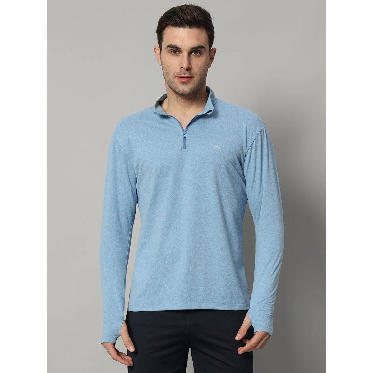 Men's Nomadic Full Sleeves T-Shirt / Baselayer - Lichen Blue