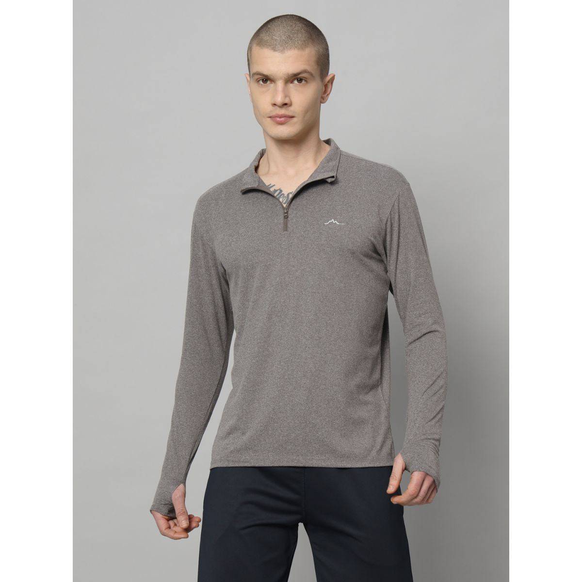 Men's Nomadic Full Sleeves T-Shirt / Baselayer - Pebble