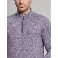 Men's Nomadic Full Sleeves T-Shirt / Baselayer - Purple Gray - OutdoorTravelGear.com