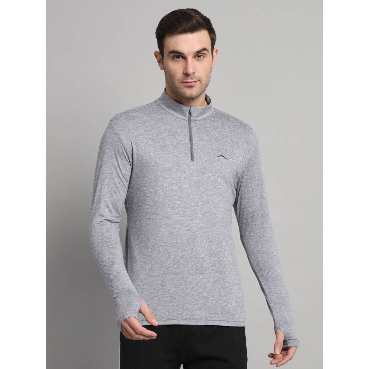 Men's Nomadic Full Sleeves T-Shirt / Baselayer - Silver Gray - OutdoorTravelGear.com