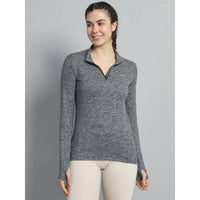 Women's Nomadic Full Sleeves T-Shirt / Baselayer - Charcoal Gray - OutdoorTravelGear.com