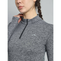 Women's Nomadic Full Sleeves T-Shirt / Baselayer - Charcoal Gray