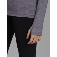 Women's Nomadic Full Sleeves T-Shirt / Baselayer - Purple Gray - OutdoorTravelGear.com