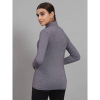 Women's Nomadic Full Sleeves T-Shirt / Baselayer - Purple Gray - OutdoorTravelGear.com