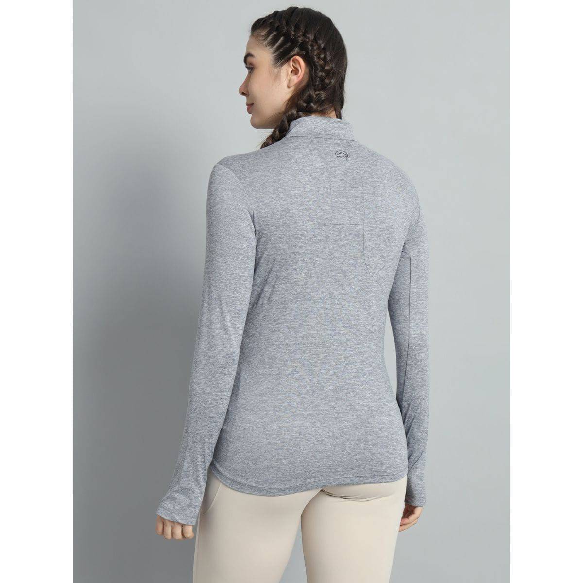 Women's Nomadic Full Sleeves T-Shirt / Baselayer - Silver Gray - OutdoorTravelGear.com