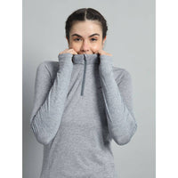 Women's Nomadic Full Sleeves T-Shirt / Baselayer - Silver Gray - OutdoorTravelGear.com