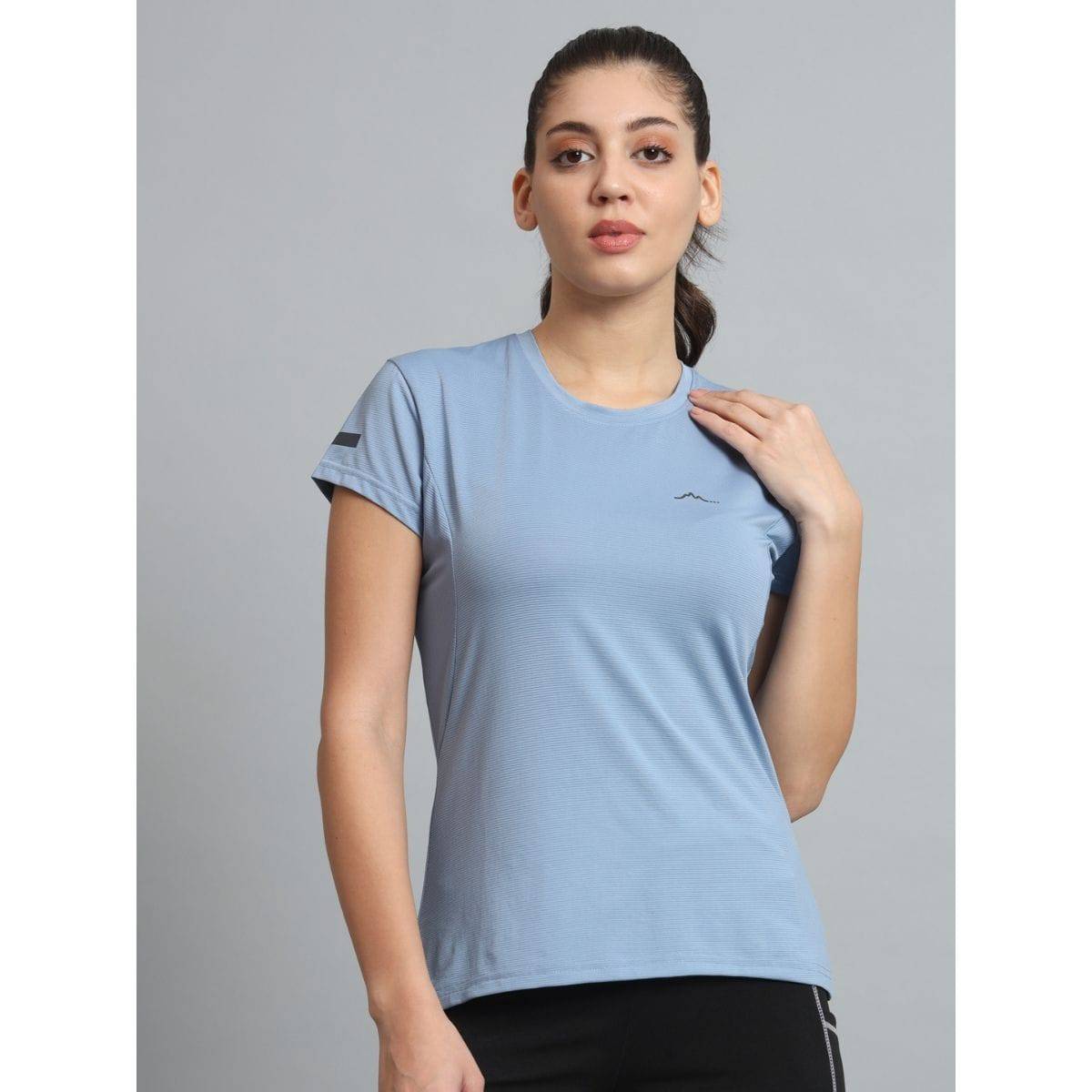 Women's Ultralight Athletic Half Sleeves T-Shirt - Dusk Blue