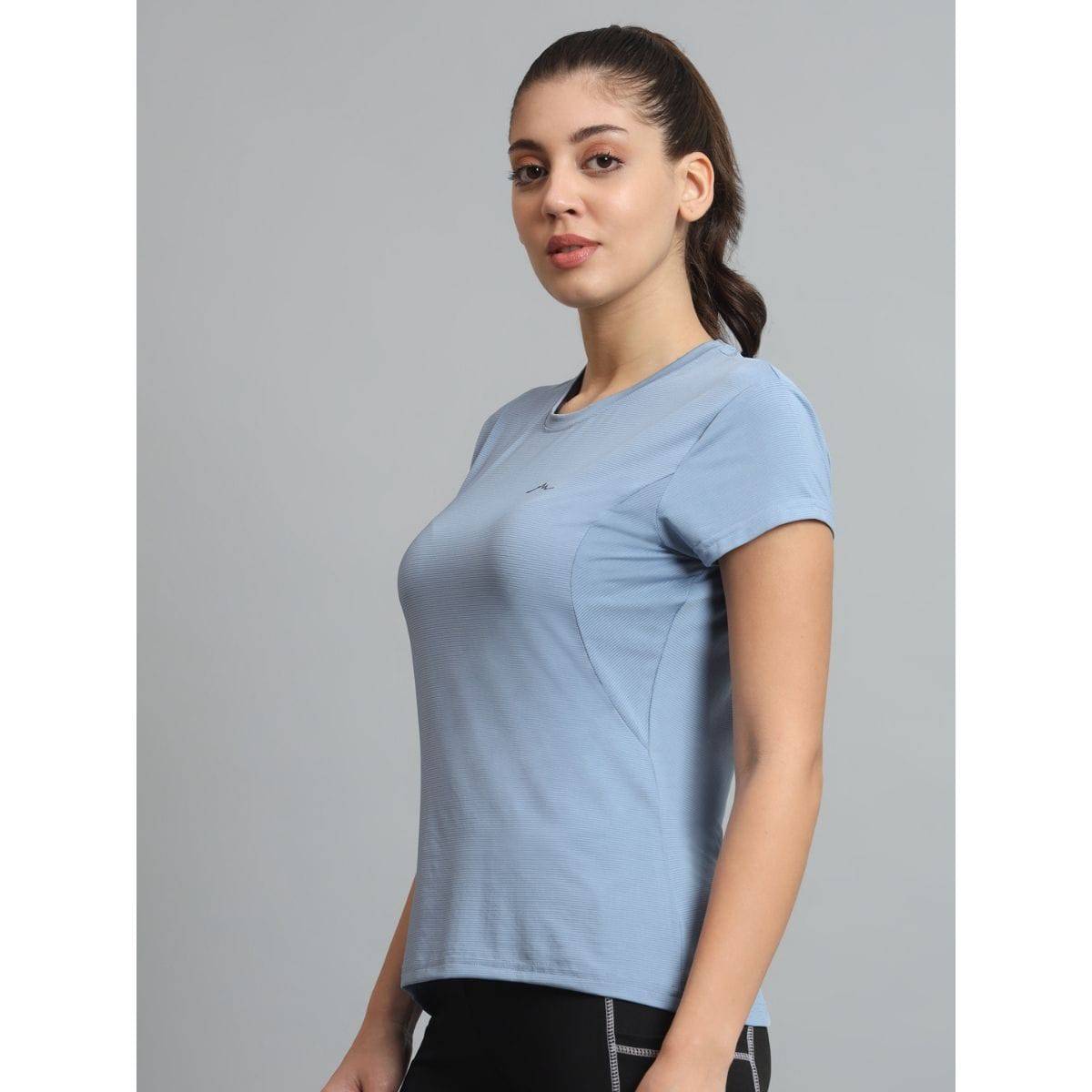 Women's Ultralight Athletic Half Sleeves T-Shirt - Dusk Blue