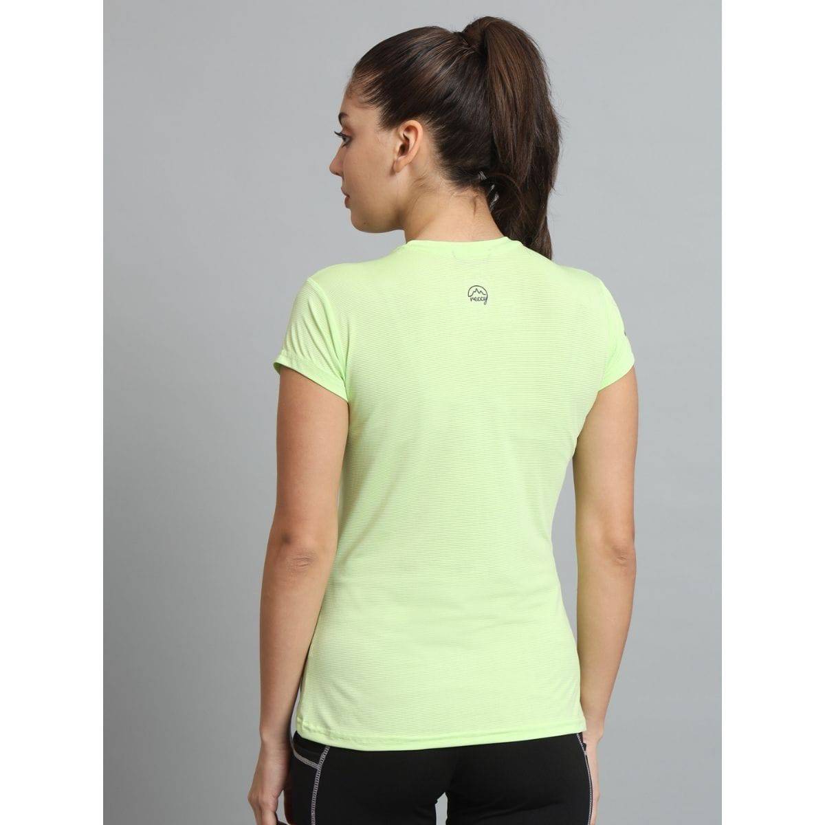 Women's Ultralight Athletic Half Sleeves T-Shirt - Lime