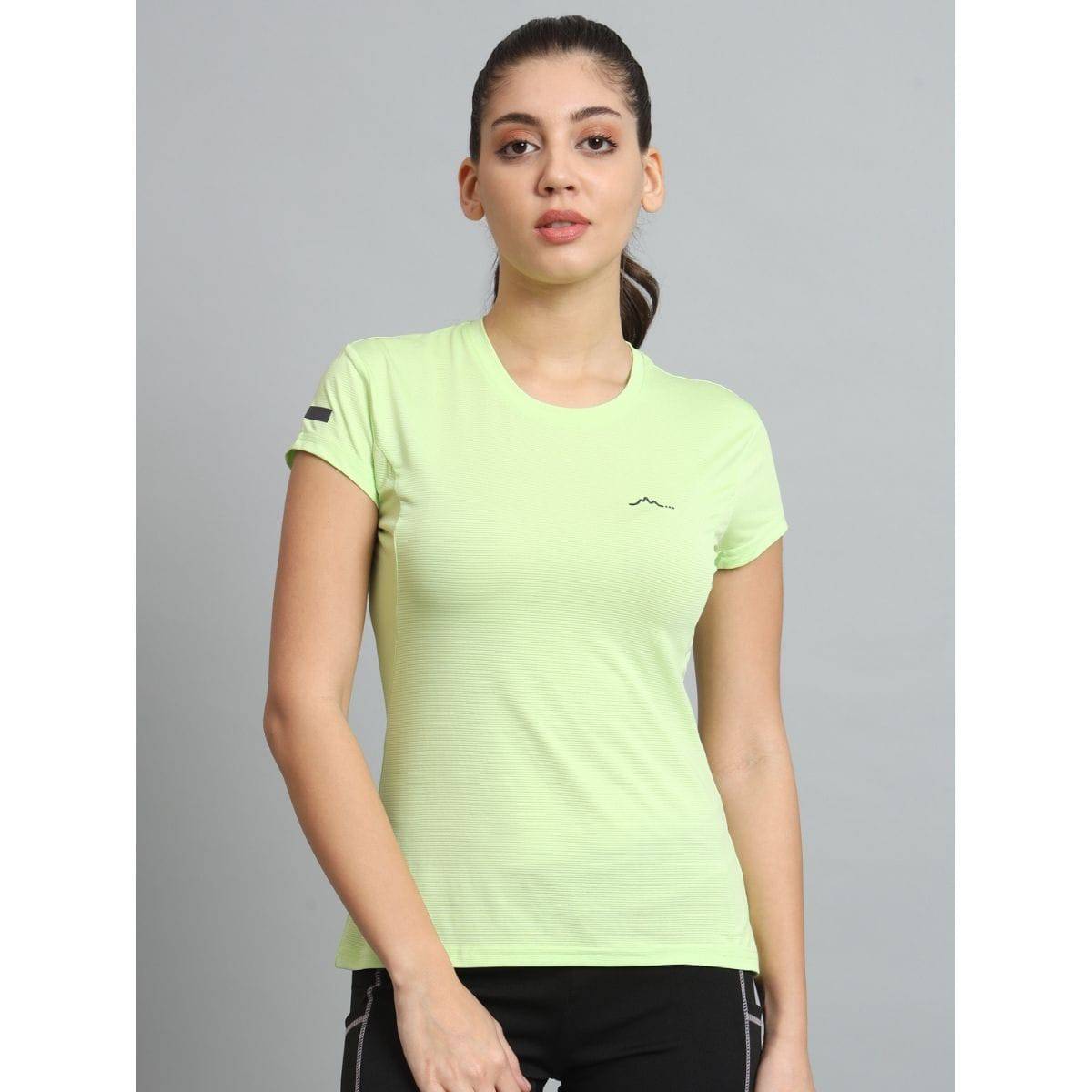 Women's Ultralight Athletic Half Sleeves T-Shirt - Lime