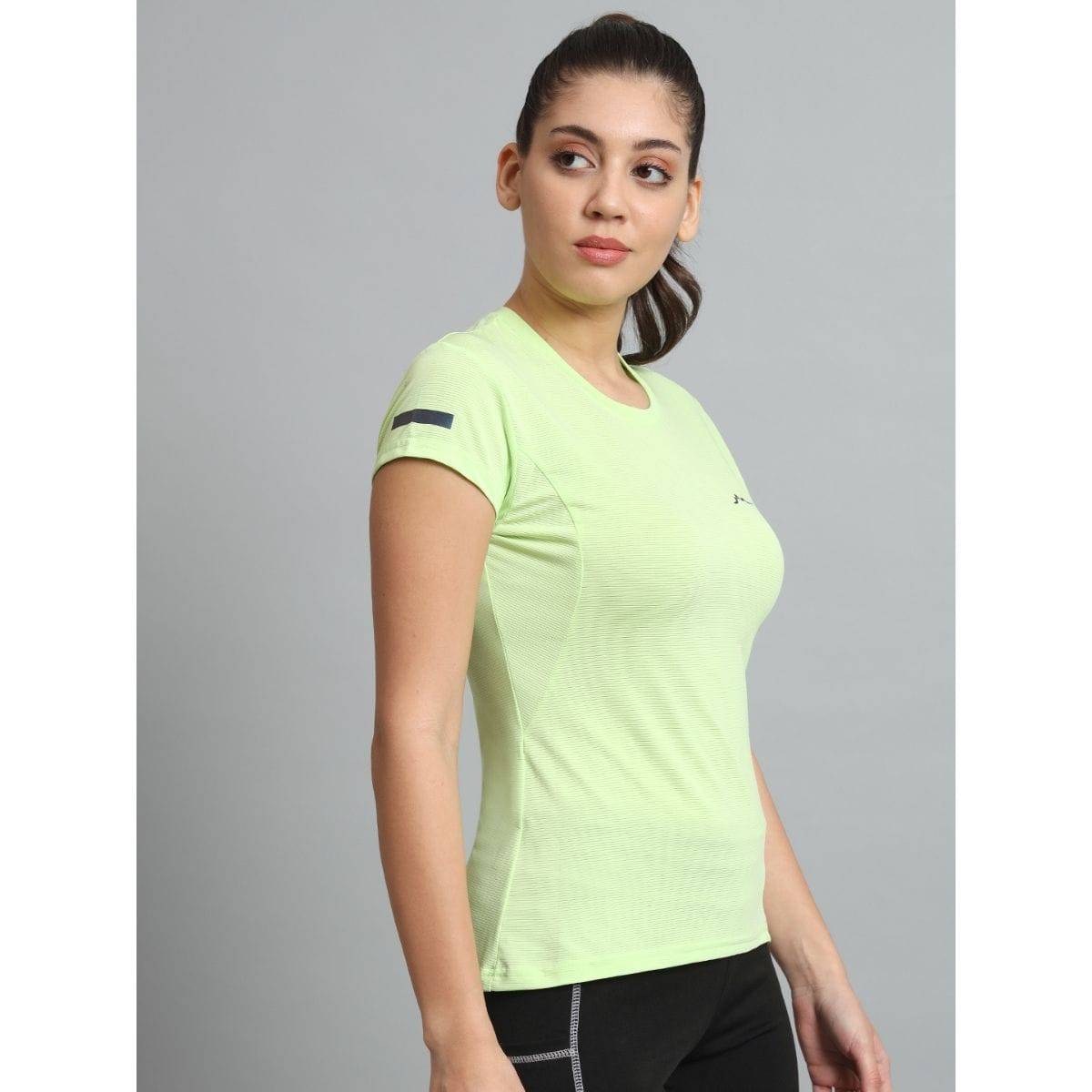 Women's Ultralight Athletic Half Sleeves T-Shirt - Lime - OutdoorTravelGear.com