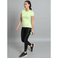 Women's Ultralight Athletic Half Sleeves T-Shirt - Lime - OutdoorTravelGear.com