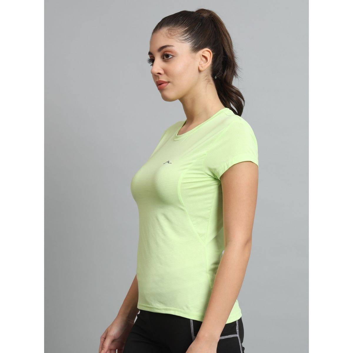 Women's Ultralight Athletic Half Sleeves T-Shirt - Lime - OutdoorTravelGear.com