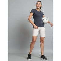 Women's Ultralight Athletic Half Sleeves T-Shirt - Metallic Grey - OutdoorTravelGear.com