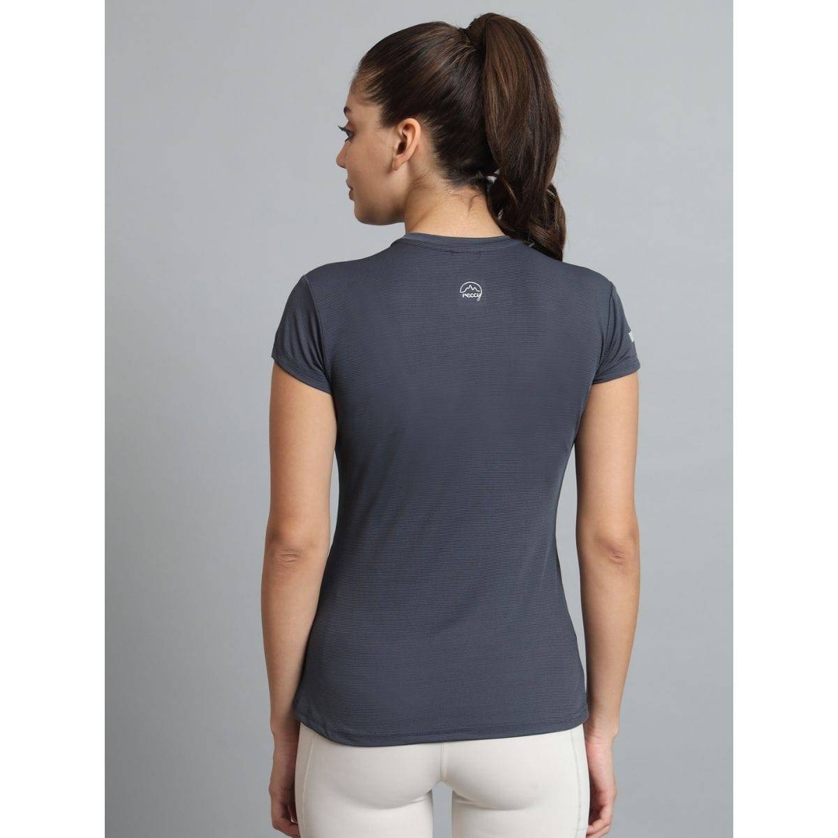 Women's Ultralight Athletic Half Sleeves T-Shirt - Metallic Grey - OutdoorTravelGear.com