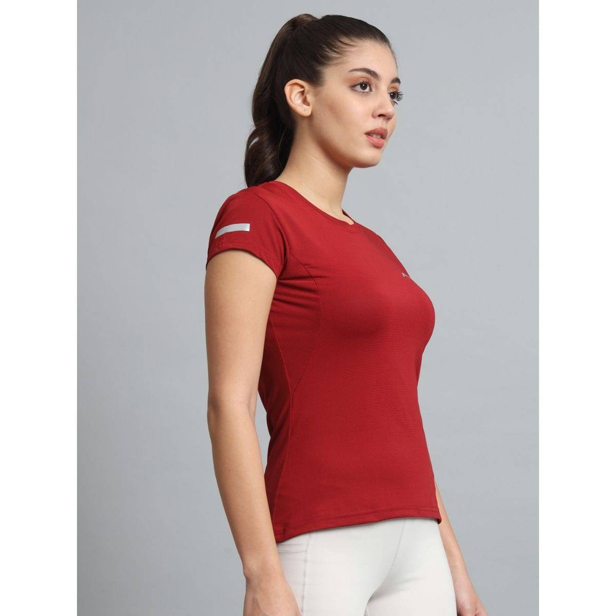 Women's Ultralight Athletic Half Sleeves T-Shirt - Rust