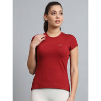 Women's Ultralight Athletic Half Sleeves T-Shirt - Rust - OutdoorTravelGear.com