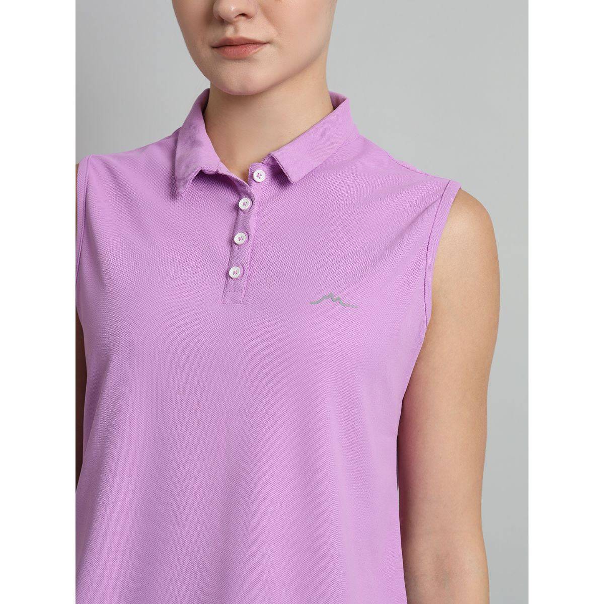 Women's Sleeveless Outdoor Polo - Wild Orchid