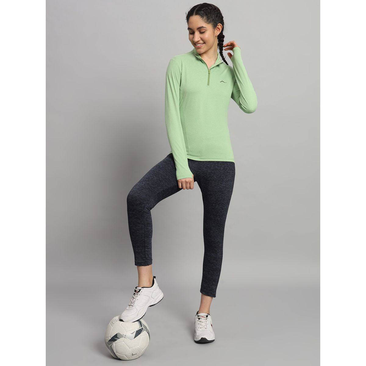 Women's Nomadic Full Sleeves T-Shirt / Baselayer - Green Tea - OutdoorTravelGear.com