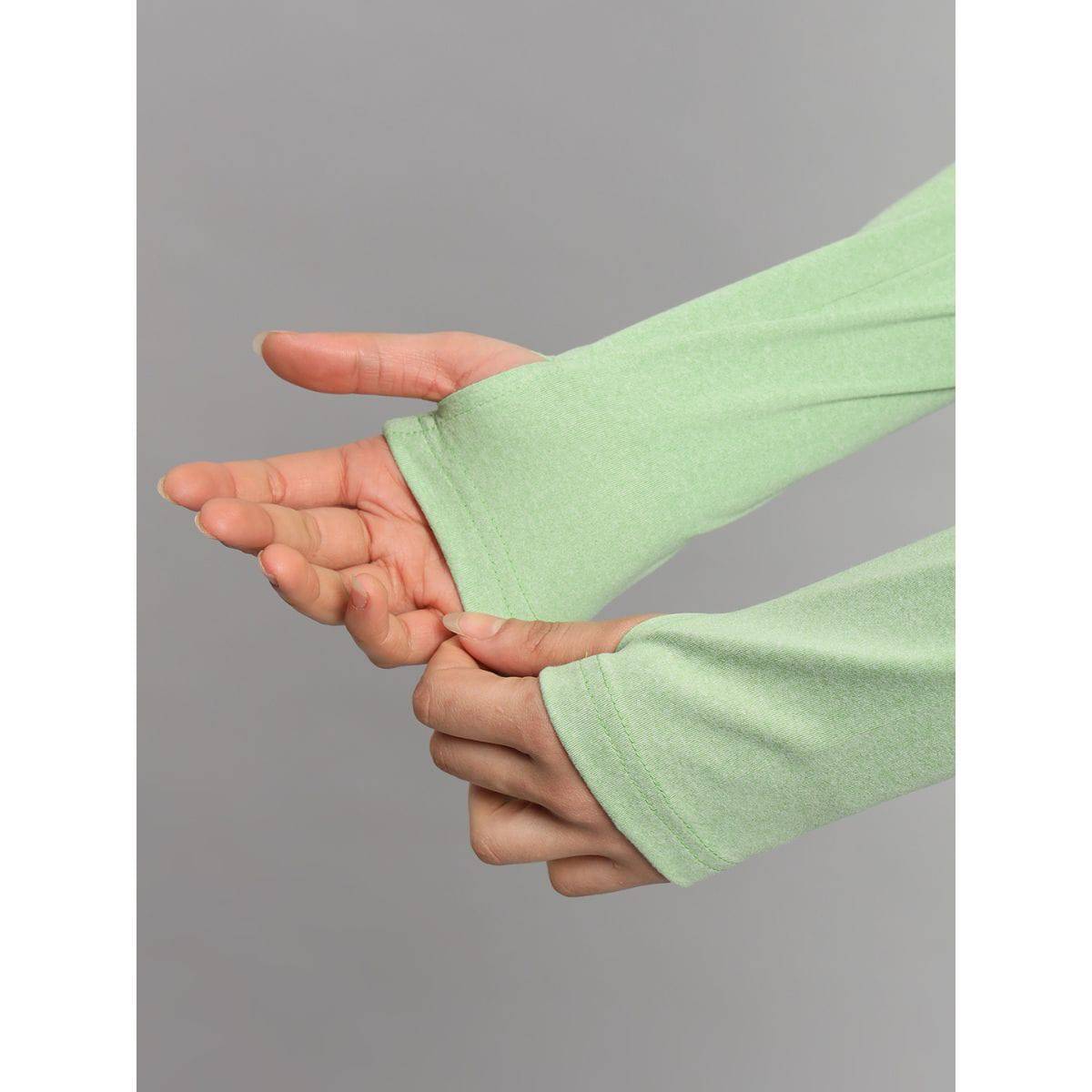 Women's Nomadic Full Sleeves T-Shirt / Baselayer - Green Tea