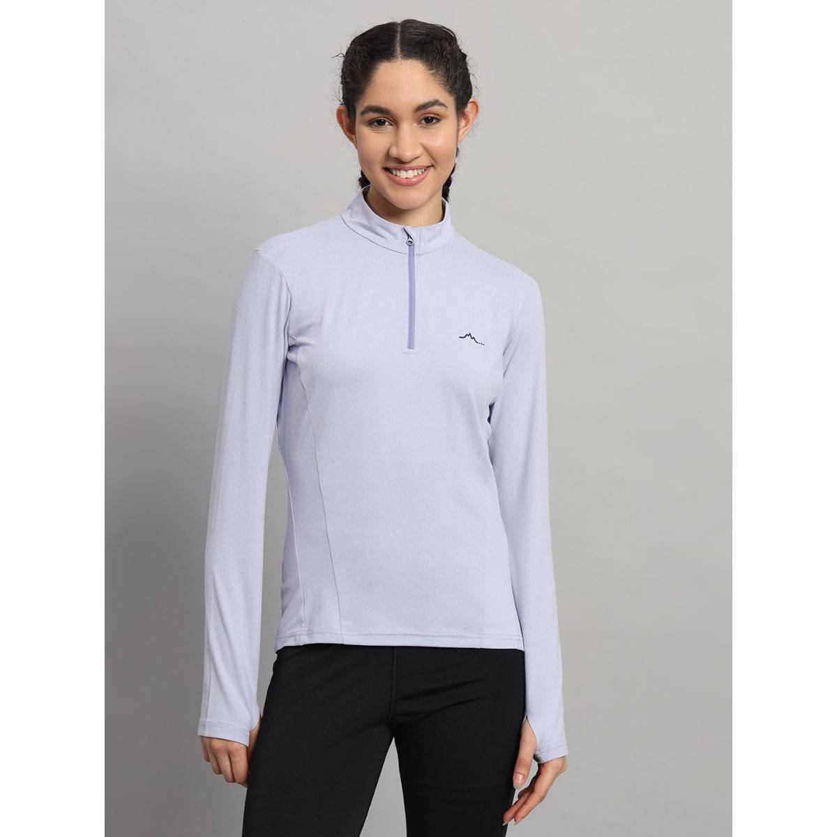 Women's Nomadic Full Sleeves T-Shirt / Baselayer - Lavender - OutdoorTravelGear.com