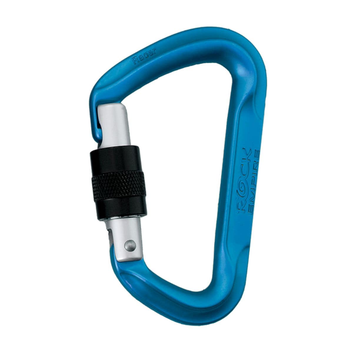 Racer S Carabiner with Screw Lock - Blue