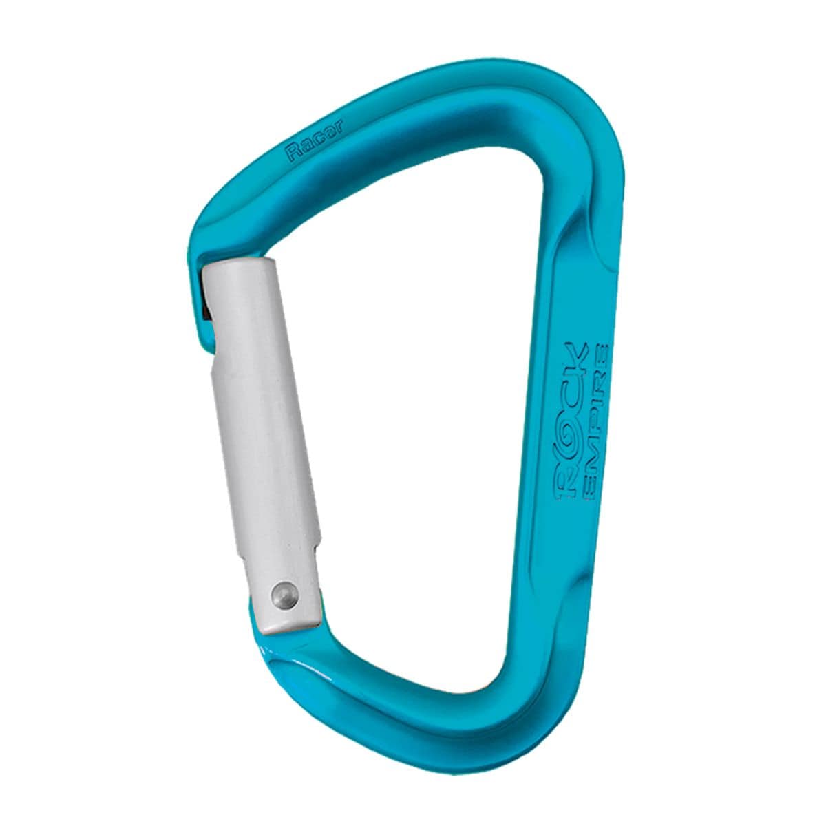 Racer Straight Carabiner - Blue - OutdoorTravelGear.com