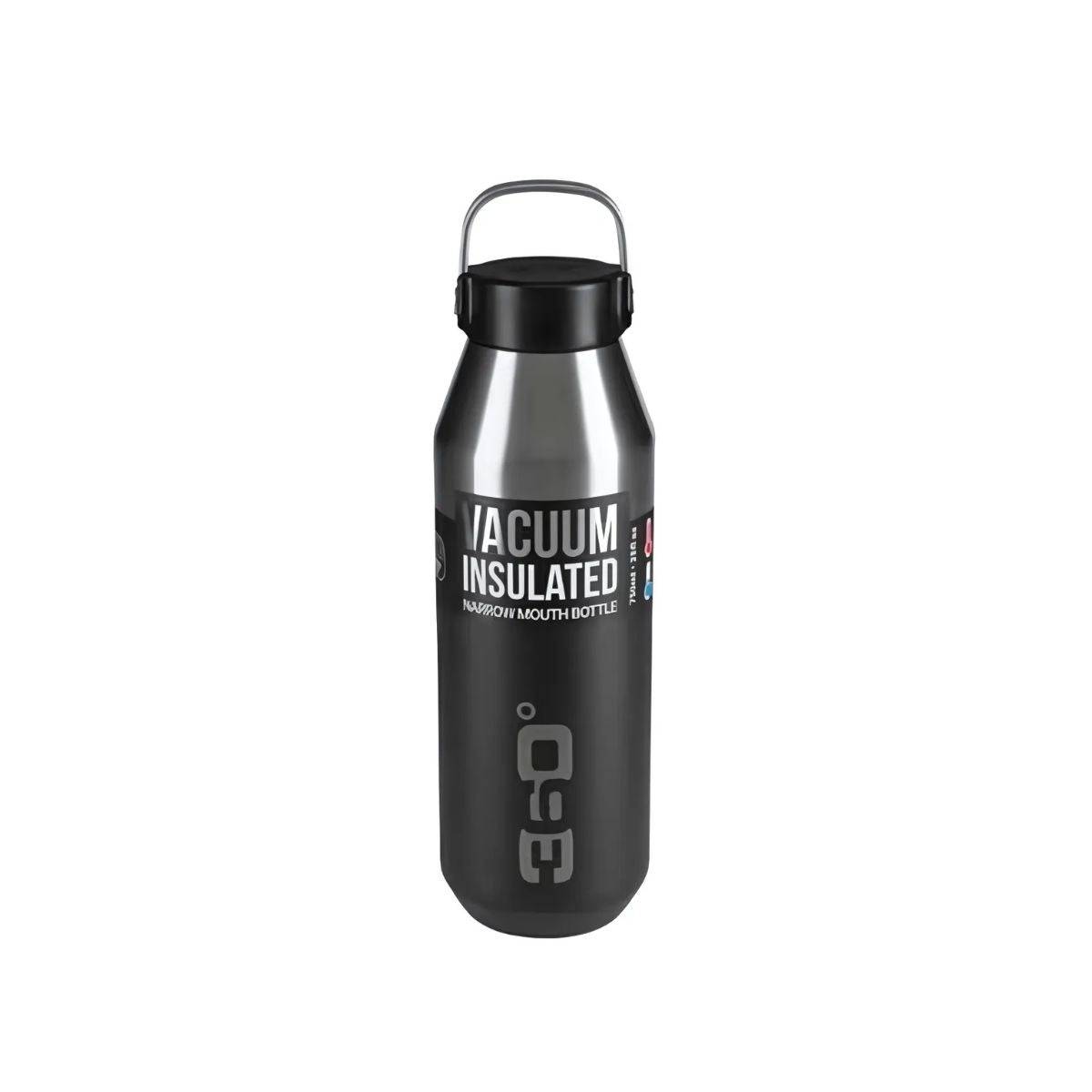 360° Vacuum Insulated Stainless Narrow Mouth Bottle - 750ml - OutdoorTravelGear.com