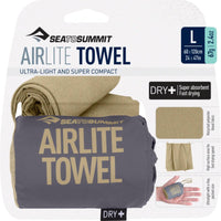 Airlite Towel - Desert Brown - Large - OutdoorTravelGear.com