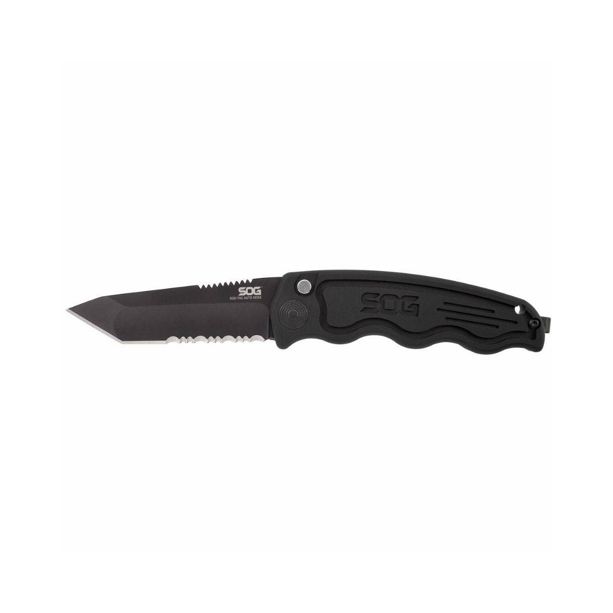 TAC Auto - Tanto - Serrated Folding Knife - ST-13 - OutdoorTravelGear.com