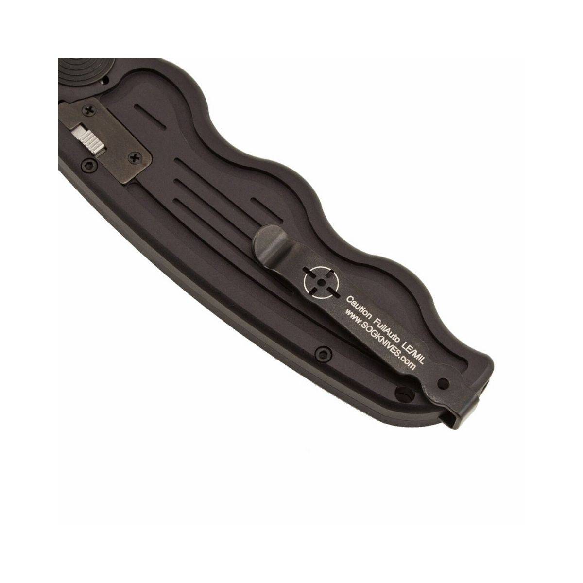 TAC Auto - Tanto - Serrated Knife - ST-04 - Black - OutdoorTravelGear.com