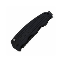 TAC-OPS Auto 3.5" Black TiNi S35VN Blade, Canvas Micarta Handles- TO1011-BX - OutdoorTravelGear.com