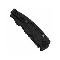 TAC-OPS Auto 3.5" Black TiNi S35VN Blade, Canvas Micarta Handles- TO1011-BX - OutdoorTravelGear.com