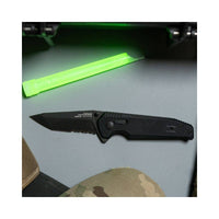 Vision XR Serrated 3.36" Tanto Combo Blade Knife - 12-57-02-57 - OutdoorTravelGear.com