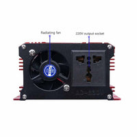 Solar Compact Car Inverter - 12V DC Pure Sine Wave - Output 300W