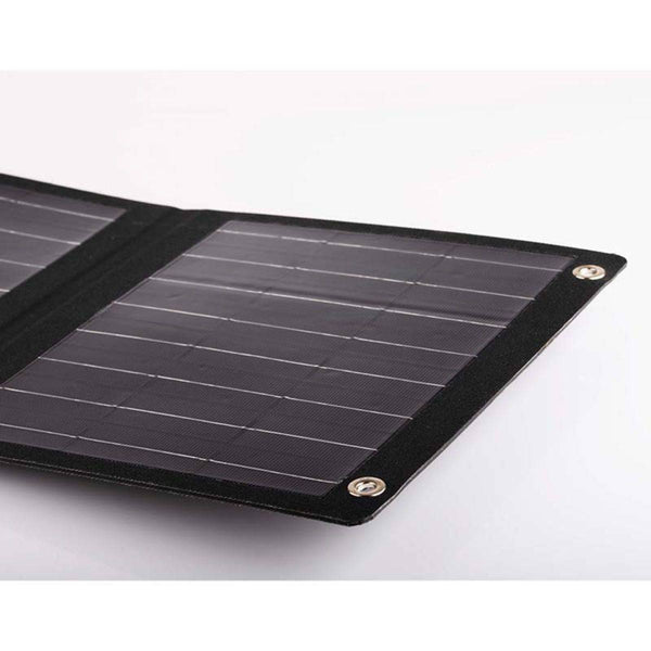 Foldable Solar Panel - 1 Fold with 2 Port USB Charger - 22W - OutdoorTravelGear.com