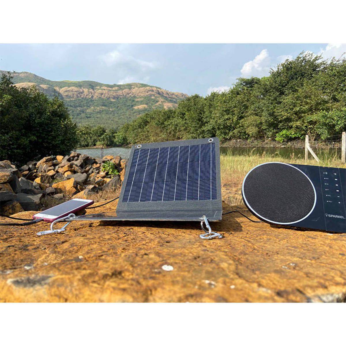 Foldable Solar Panel - 1 Fold with 2 Port USB Charger - 22W