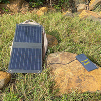 Foldable Solar Panel - 1 Fold with 2 Port USB Charger - 22W