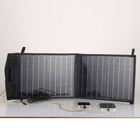 Foldable Solar Panel - 2 Folds with USB Port & DC Output - 27W