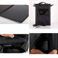 Foldable Solar Panel - 2 Folds with USB Port & DC Output - 27W