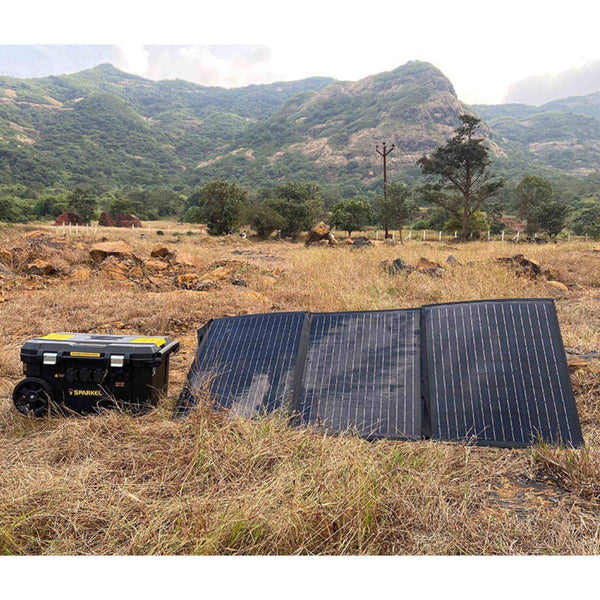 Foldable Solar Panel - 3 Folds with Stand - 12V 170W - OutdoorTravelGear.com