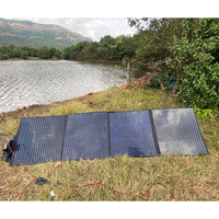 Foldable Solar Panel - 4 Folds with Stand - 12V 340W