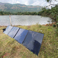 Foldable Solar Panel - 4 Folds with Stand - 12V 340W