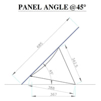 Foldable Solar Panel - 6 Folds with Stand - 12V 510W