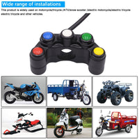 Waterproof  Universal Motorcycle Handlebar Switch - 22mm - OutdoorTravelGear.com