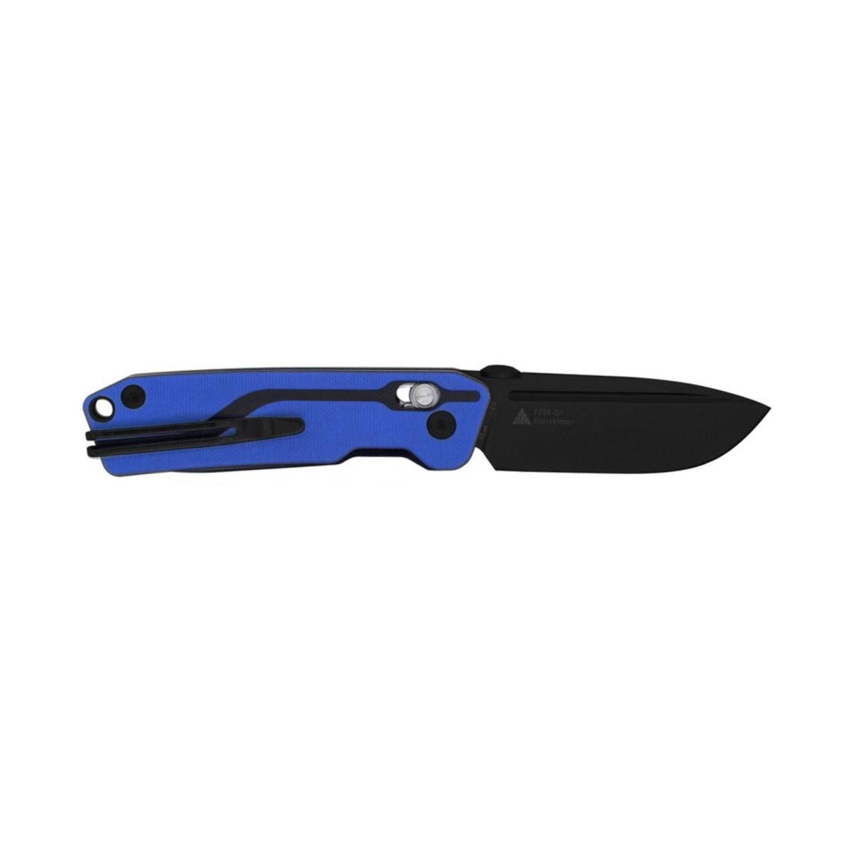 Folding Blade Knife 7228-GI - Blue - OutdoorTravelGear.com